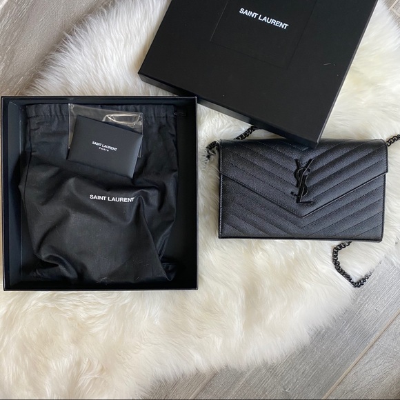 Saint Laurent envelope chain wallet - Picture 3 of 5